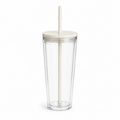 24oz Acrylic Snow Globe Funnel Tumbler