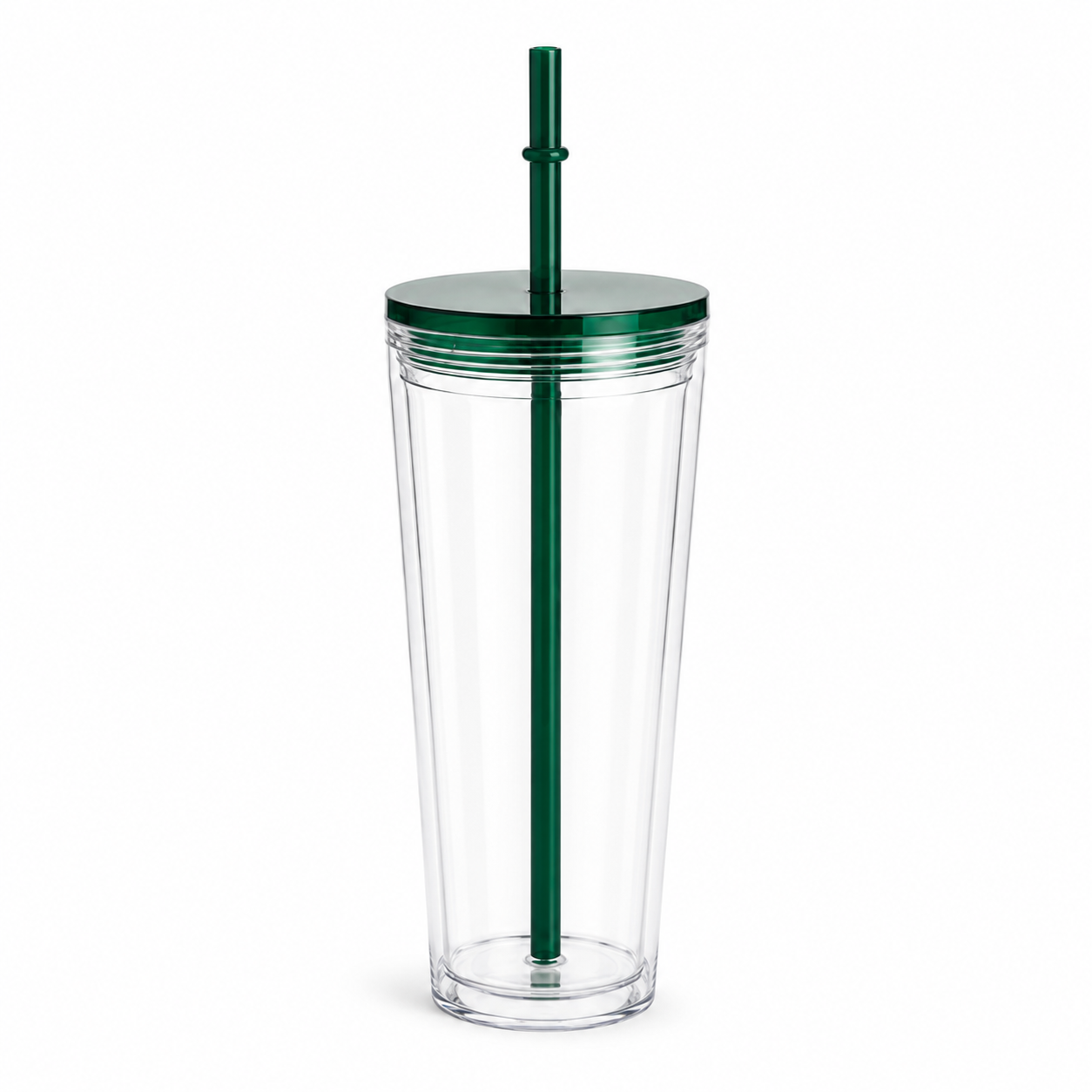 24oz Acrylic Snow Globe Funnel Tumbler